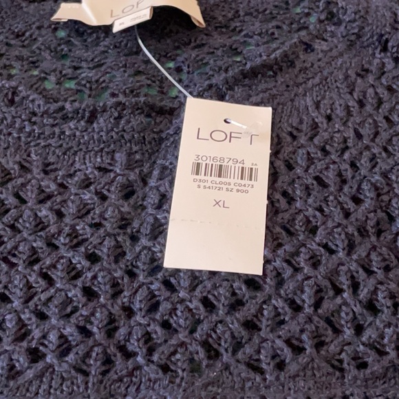 Ann Taylor Loft crochet and knit top - Picture 2 of 3
